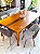 CONJUNTO MESA ISADORA 220X120 + 8 CADEIRAS MARK MODELO 30 CINZA - Imagem 3