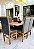CONJUNTO MESA LUNNA 160X090 + 6 CADEIRAS MARK MODELO 19 GRAFITE - Imagem 5
