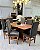 CONJUNTO MESA LUNNA 160X090 + 6 CADEIRAS MARK MODELO 19 GRAFITE - Imagem 3