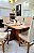 CONJUNTO MESA LUNNA 160X090 + 6 CADEIRAS MARK MODELO 19 CREME - Imagem 5