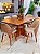 CONJUNTO MESA LUNNA 160X090 + 6 CADEIRAS MARK MODELO 30 CREME - Imagem 3
