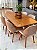 CONJUNTO MESA LUNNA 160X090 + 6 CADEIRAS MARK MODELO 30 CREME - Imagem 2