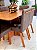 CONJUNTO MESA LUNNA 160X090 + 6 CADEIRAS MARK MODELO 32 CINZA - Imagem 2