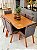 CONJUNTO MESA LUNNA 160X090 + 6 CADEIRAS MARK MODELO 32 CINZA - Imagem 3