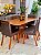 CONJUNTO MESA LUNNA 160X090 + 6 CADEIRAS MARK MODELO 32 CINZA - Imagem 7