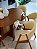 CONJUNTO MESA ORGÂNICA 180X100 + 6 CADEIRAS AGATHA CREME - Imagem 6