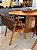 CONJUNTO MESA ORGÂNICA 180X100 + 6 CADEIRAS AGATHA MARROM - Imagem 5