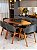 CONJUNTO MESA ORGÂNICA 180X100 + 6 CADEIRAS AGATHA CINZA - Imagem 5