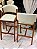 BANQUETA MODELO CHARMY COURISSIMO CREME | AVULSA - Imagem 1