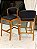 BANQUETA MODELO CHARMY COURISSIMO PRETO | AVULSA - Imagem 1