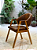 CADEIRA AGATHA COURISSIMO MARROM | AVULSA - Imagem 1