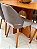 CONJUNTO MESA ORGANICA 180X100 + 6 CADEIRAS MARK MODELO 30 CINZA - Imagem 4