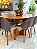 CONJUNTO MESA ORGANICA 180X100 + 6 CADEIRAS MARK MODELO 30 CINZA - Imagem 2