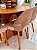 CONJUNTO MESA ORGANICA 180X100 + 6 CADEIRAS MARK MODELO 30 CREME - Imagem 4