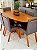 CONJUNTO MESA ORGANICA 180X100 + 6 CADEIRAS MARK MODELO 32 CINZA - Imagem 6