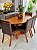 CONJUNTO MESA ORGANICA 180X100 + 6 CADEIRAS MARK MODELO 32 CINZA - Imagem 2