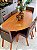 CONJUNTO MESA ORGANICA 180X100 + 6 CADEIRAS MARK MODELO 32 CINZA - Imagem 4