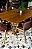 CONJUNTO MESA SOFIA 180X110 + 6 CADEIRAS AGATHA MARROM - Imagem 4