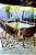 CONJUNTO MESA SOFIA 180X110 + 6 CADEIRAS AGATHA MARROM - Imagem 3
