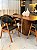 CONJUNTO MESA ORGÂNICA C/ BASE RIPADA 180X100 + 6 CADEIRAS AGATHA CINZA - Imagem 2