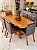 CONJUNTO MESA ORGÂNICA C/ BASE RIPADA 180X100 + 6 CADEIRAS MARK MODELO 32 CINZA - Imagem 1