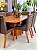CONJUNTO MESA ORGÂNICA C/ BASE RIPADA 180X100 + 6 CADEIRAS MARK MODELO 32 CINZA - Imagem 9