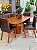 CONJUNTO MESA ORGÂNICA C/ BASE RIPADA 180X100 + 6 CADEIRAS MARK MODELO 32 CINZA - Imagem 7
