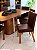 CONJUNTO MESA ORGÂNICA C/ BASE RIPADA 180X100 + 6 CADEIRAS MARK MODELO 32 MARROM - Imagem 2