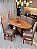 CONJUNTO MESA ORGANICA 180X100 + 6 CADEIRAS MODELO 18 CINZA - Imagem 4