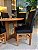 CONJUNTO MESA ORGANICA 180X100 + 6 CADEIRAS MODELO 19 PRETO - Imagem 4