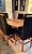 CONJUNTO MESA ORGANICA 180X100 + 6 CADEIRAS MODELO 19 PRETO - Imagem 6