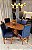CONJUNTO MESA ORGANICA 180X100 + 6 CADEIRAS MODELO 19 AZUL ROYAL - Imagem 7