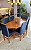 CONJUNTO MESA ORGANICA 180X100 + 6 CADEIRAS MODELO 19 AZUL ROYAL - Imagem 6