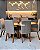 CONJUNTO MESA ORGANICA 180X100 + 6 CADEIRAS MODELO 25 CINZA - Imagem 8