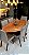 CONJUNTO MESA ORGANICA 180X100 + 6 CADEIRAS MODELO 25 CINZA - Imagem 1