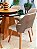 CONJUNTO MESA MARK REDONDA 130m + 6 CADEIRAS MARK MODELO 30 CINZA + PRATO GIRATORIO - Imagem 5