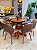 CONJUNTO MESA MARK REDONDA 130m + 6 CADEIRAS MARK MODELO 30 CINZA + PRATO GIRATORIO - Imagem 4