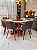 CONJUNTO MESA MARK REDONDA 130m + 6 CADEIRAS MARK MODELO 30 CINZA + PRATO GIRATORIO - Imagem 3