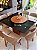 CONJUNTO MESA MARK QUADRADA 130X130 + 8 CADEIRAS MARK 30 CREME + PRATO GIRATORIO - Imagem 3