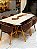 CONJUNTO MESA MARK 180X090 + 6 CADEIRAS AGATHA MARROM - Imagem 1
