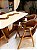 CONJUNTO MESA MARK 180X090 + 6 CADEIRAS AGATHA MARROM - Imagem 8