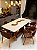 CONJUNTO MESA MARK 180X090 + 6 CADEIRAS AGATHA MARROM - Imagem 5