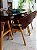 CONJUNTO MESA MARK 180X090 + 6 CADEIRAS AGATHA MARROM - Imagem 7
