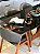 CONJUNTO MESA MARK 180X090 + 6 CADEIRAS AGATHA CINZA - Imagem 6