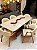 CONJUNTO MESA MARK 180X090 + 6 CADEIRAS AGATHA CREME - Imagem 1
