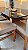 CONJUNTO MESA MARK 180X090 + 8 CADEIRAS MARK MODELO 19 PALHA - Imagem 5