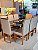 CONJUNTO MESA MARK 180X090 + 8 CADEIRAS MARK MODELO 19 PALHA - Imagem 6