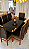 CONJUNTO MESA MARK 180X090 + 8 CADEIRAS MARK MODELO 19 MARROM - Imagem 4