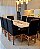 CONJUNTO MESA MARK 180X090 + 8 CADEIRAS MARK MODELO 19 PRETO - Imagem 4