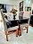 CONJUNTO MESA MARK 120X090 NOGUEIRA + 4 CADEIRAS MARK MODELO 18 CINZA - Imagem 7